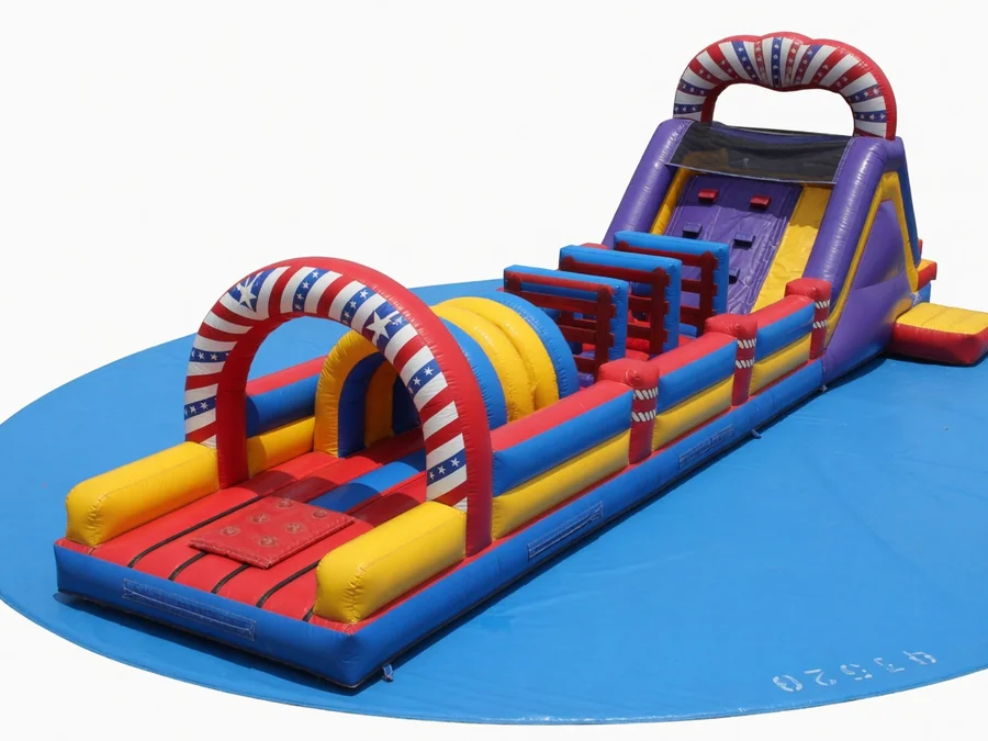 Package #12 Waterslide with 20x40 Tent, Tables & Chairs water slide rentals option for Cape Coral, FL