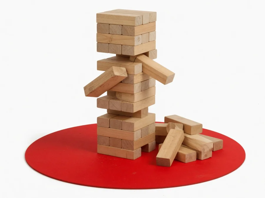 Giant Jenga game rental from Party Pros East Coast