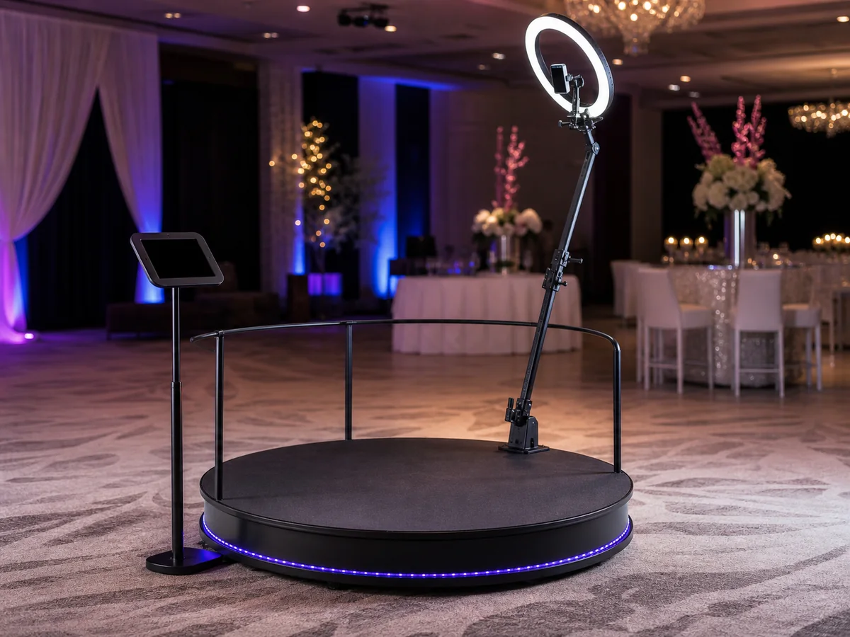 360 Video Booth photo booth rentals option for Alpharetta, GA