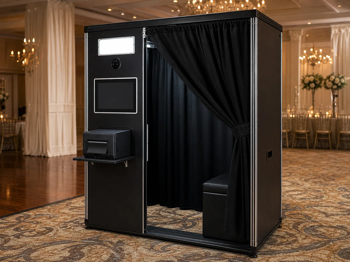 Confessional Booth photo booth rentals option for Springfield, MA