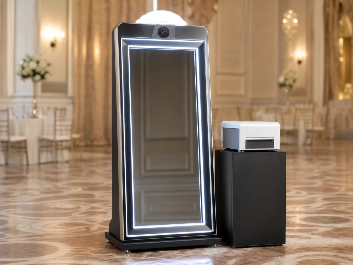 Magic Mirror Booth photo booth rentals option for Alpharetta, GA