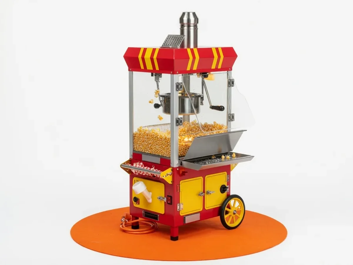 Popcorn concession machine rentals option for Asheville, NC
