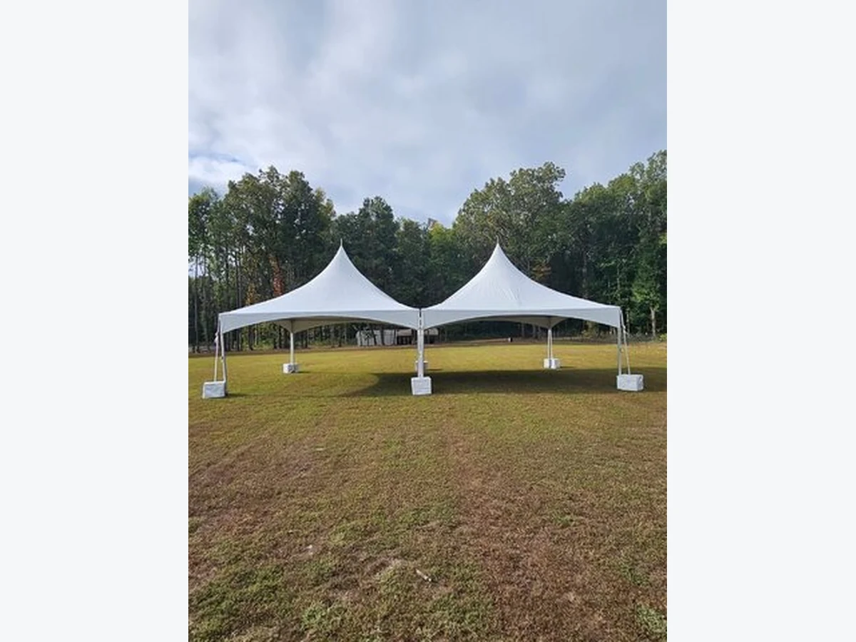 Premium High Peak 20X40 tent rentals option for Asheville, NC