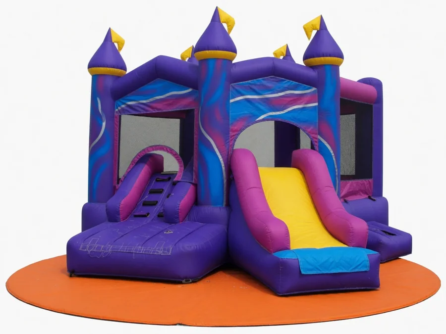 Purple Paradise 19ft Water Slide water slide rentals rental option in Port St. Lucie, FL