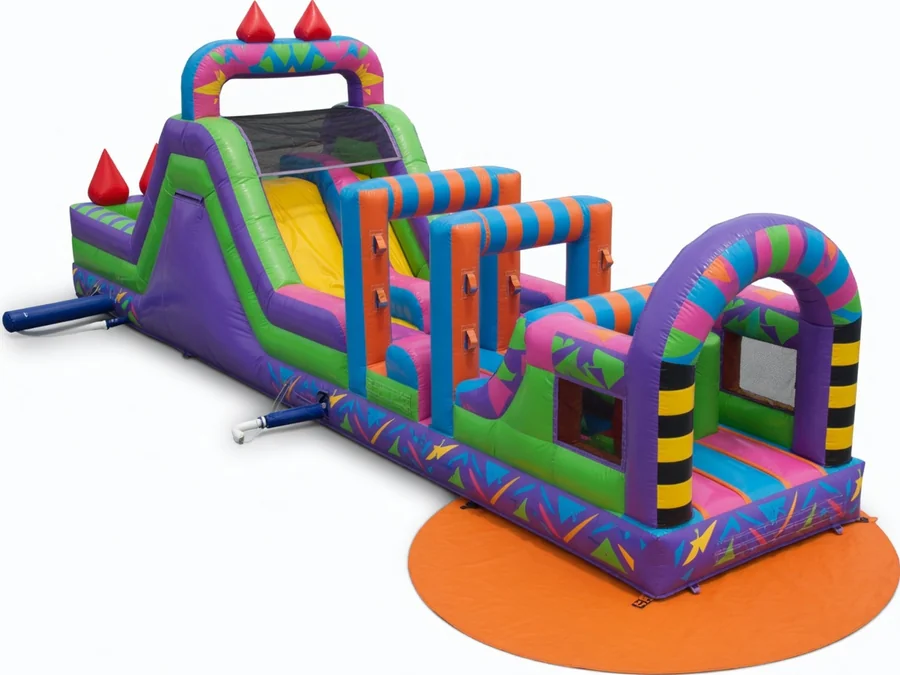 Rainbow Balloon Combo bounce house rentals rental option in Brunswick, ME