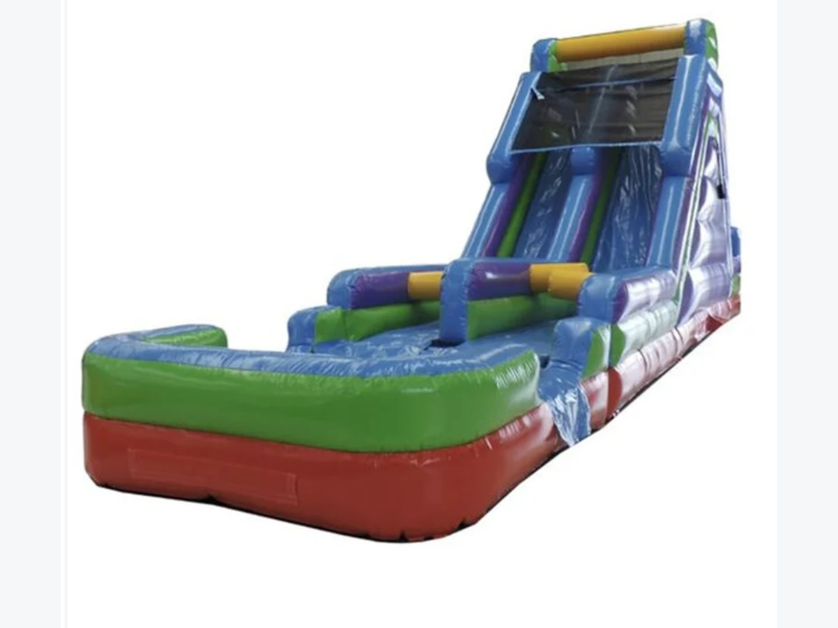 Rock wall challenge double lane slide interactive game rentals option for Asheville, NC