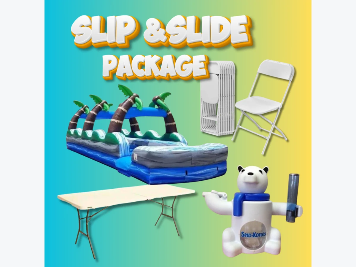 Slip & Slide Package water slide rentals option for Norwalk, CT