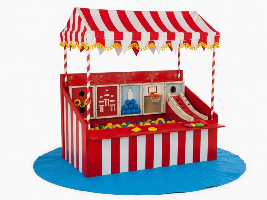 The Grand Carnival Inflatable with 4 Carnival Games carnival game rentals rental option in Fort Lauderdale, FL