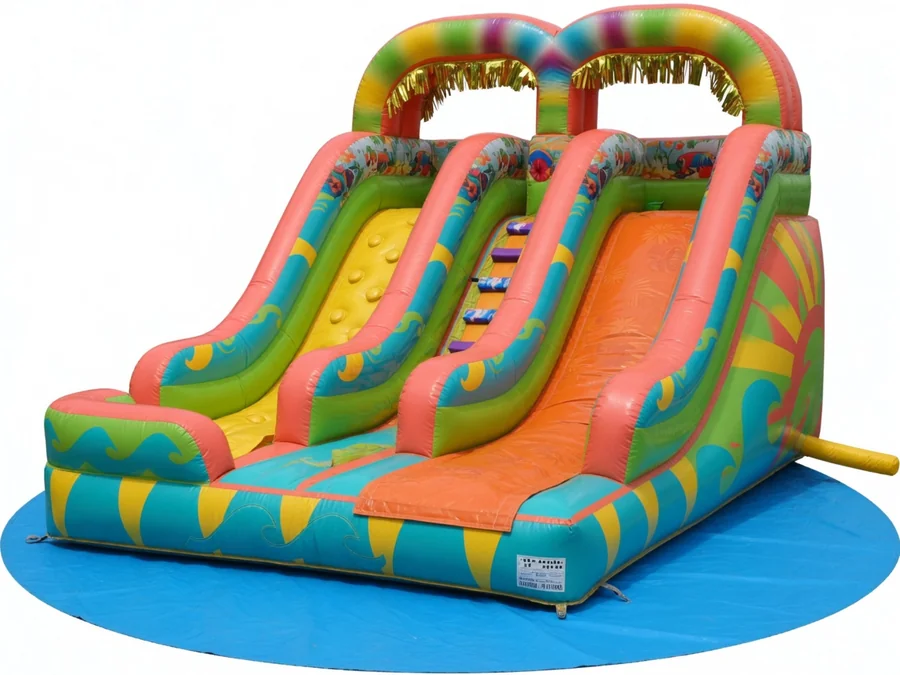 Tropical Mardi Gras Bounce House bounce house rentals rental option in Worcester, MA