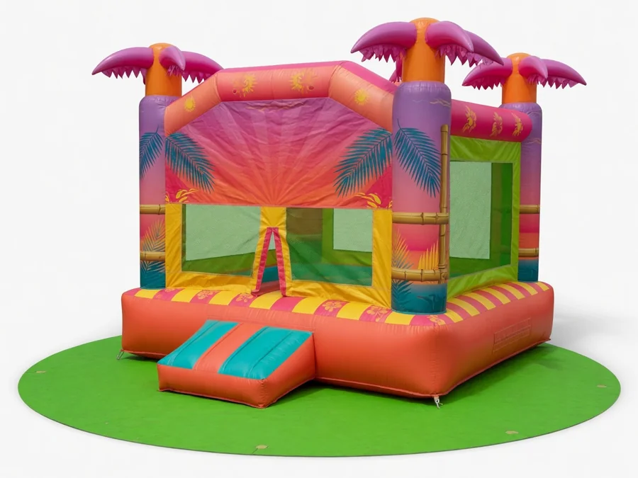 TROPICAL WAVE 15 DUAL LANE WATER SLIDE water slide rentals rental option in Winston-Salem, NC