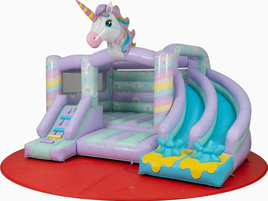 Unicorn Bounce House & Dual Waterslide water slide rentals rental option in Roanoke, VA