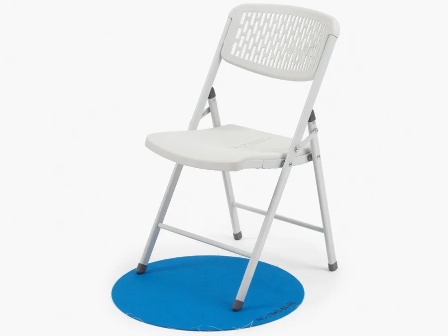 White Resin Folding Chair table and chair rentals option for High Point, NC