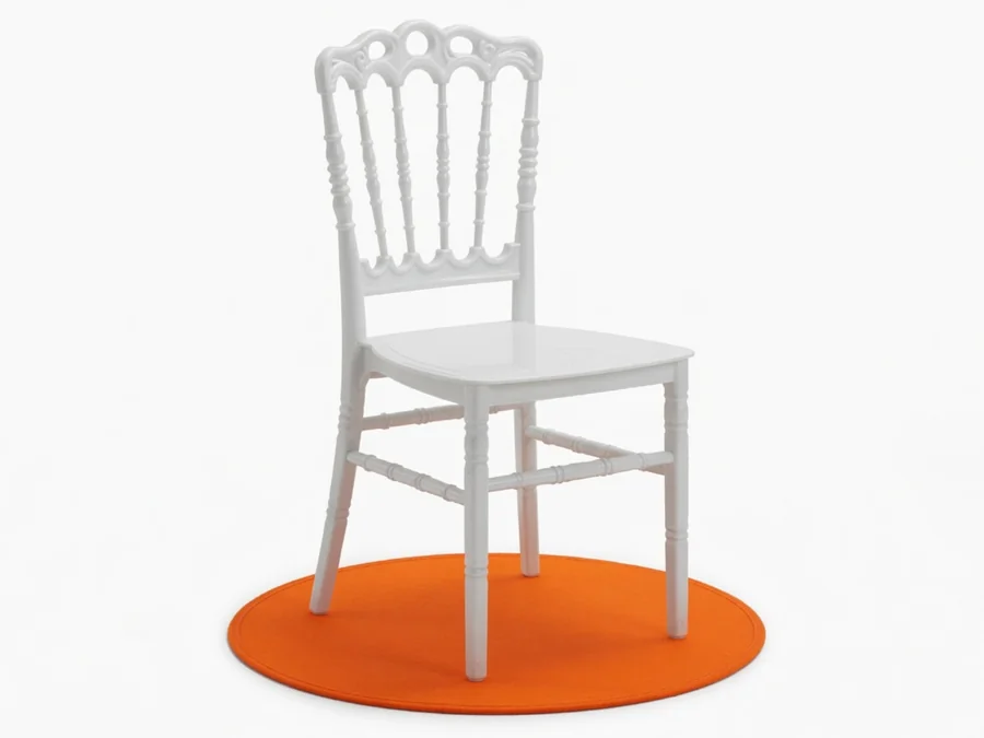 White Rustic High Chair table and chair rentals rental option in East Providence, RI