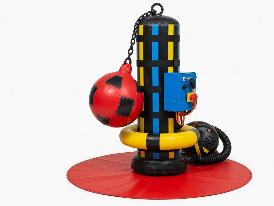 Wrecking Ball and Jousting Area interactive game rentals rental option in Brunswick, ME