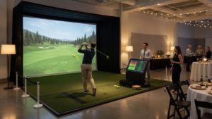 Blue Bell Golf Simulator Party Rentals for Homes & Offices — Party Pros East Coast party rentals in Blue Bell, PA