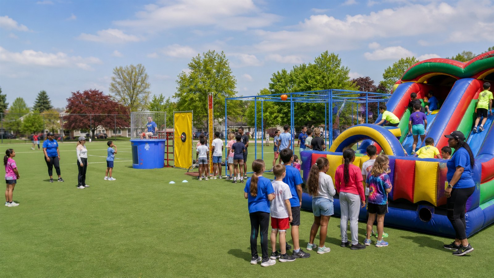 School Field Day Rentals with Party Pros East Coast