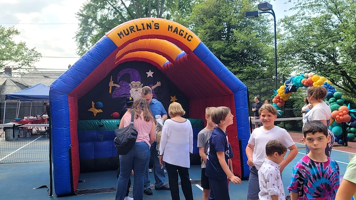 Merlin's Magic interactive inflatable game rental East Coast