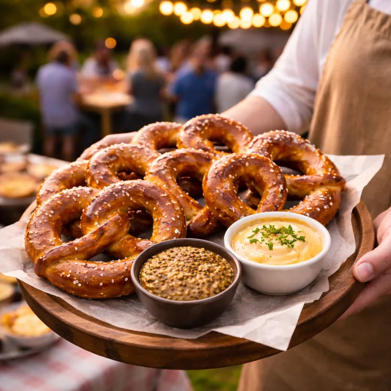 Soft Pretzels graduation party rental by Party Pros East Coast