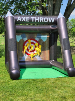Inflatable Axe Throw Mobile Inflatable Axe Throwing.