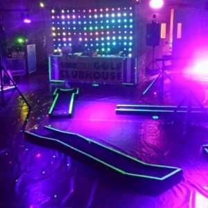 Black-Light Mini Golf Rentals