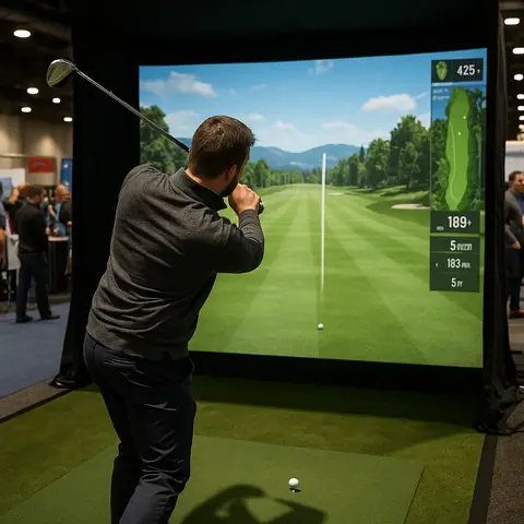 Bull & Simulators package: Golf Simulator Rental